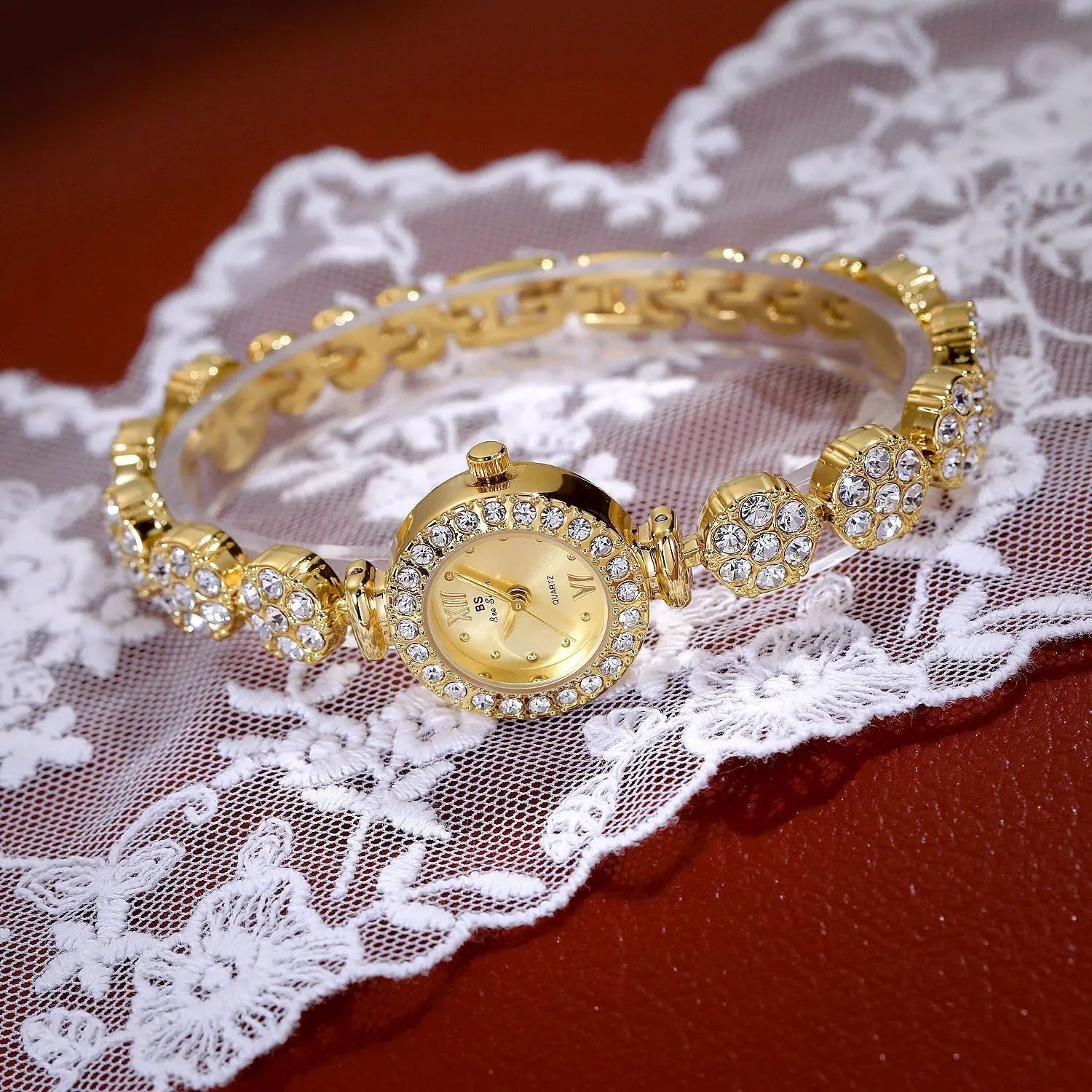 Valentina Crystal Tennis Bracelet Watch