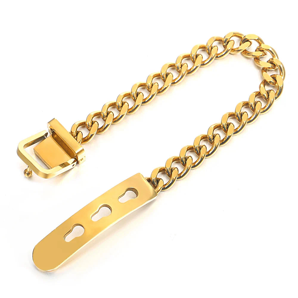 Chunky Belt Buckle Bracelet