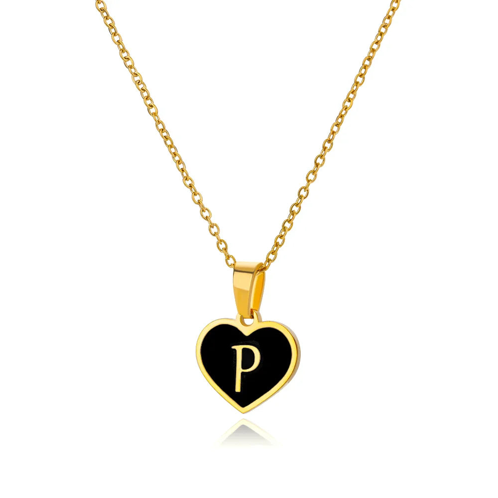 LoveScript Initial Necklace