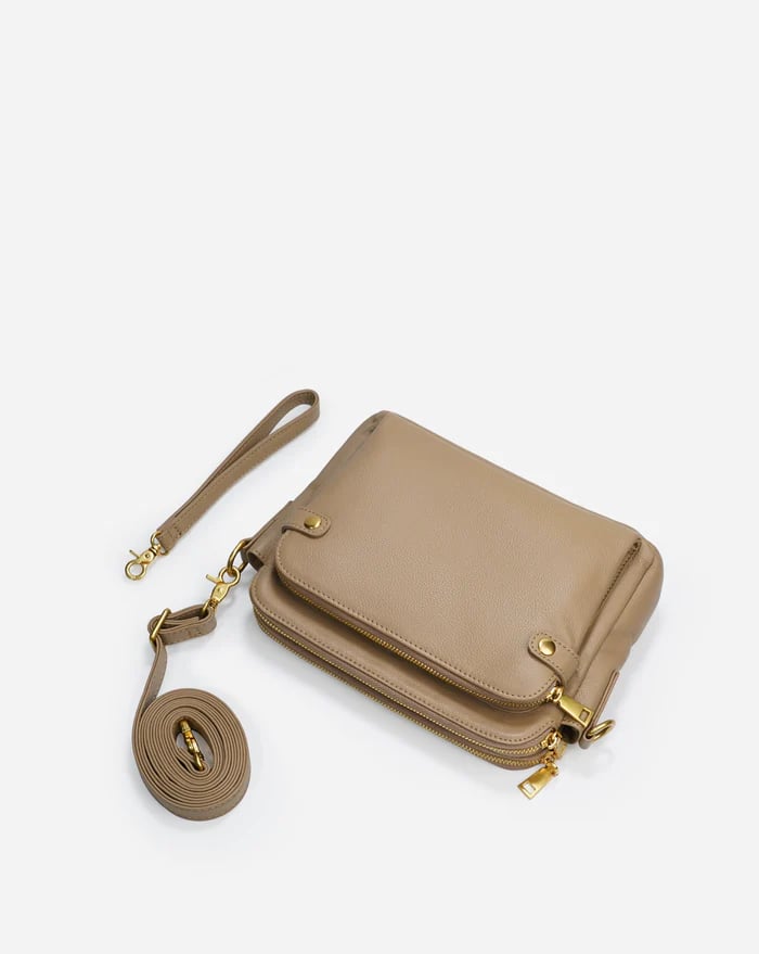 🔥LAST DAY 49% OFF- Three-Layer Leather Crossbody Shoulder & Clutch Bag