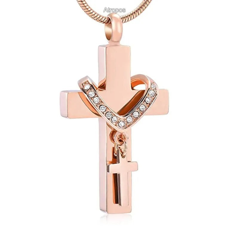 Eternal Embrace Memorial Necklace Urn Necklace