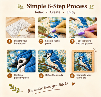 Last Day 49%OFF🧡No-Sew Fabric Art DIY Kit🎁Buy 3 Get 1 FREE — Add Any 4 Pcs To Cart🎉