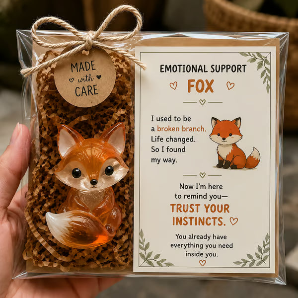 🌸🐝🦛 Emotional Support Glass Animal Gift Set – A Meaningful Little Reminder That You Matter 💕