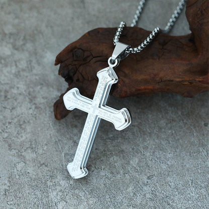 ✝️ “The Lord's Prayer” Cross Necklace -- Unisex