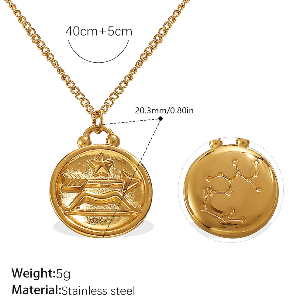 Artisan Zodiac Medallion Necklace