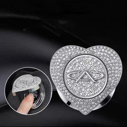 🔥49% OFF🔥Heart-shaped Diamond-studded One-button Start Protective Case