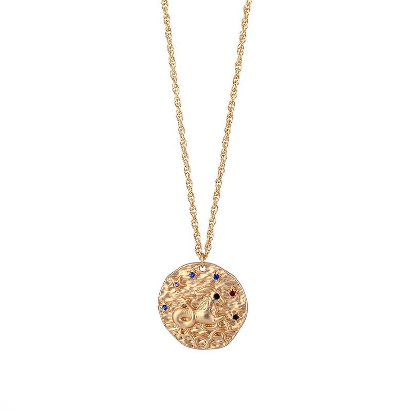 Zodiac Medallion Necklace