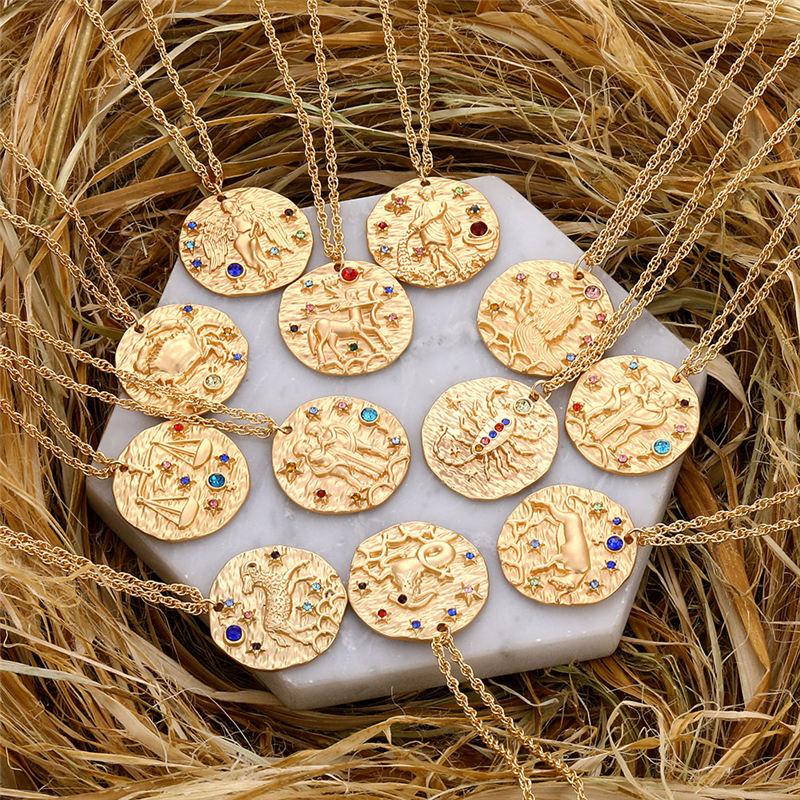 Zodiac Medallion Necklace
