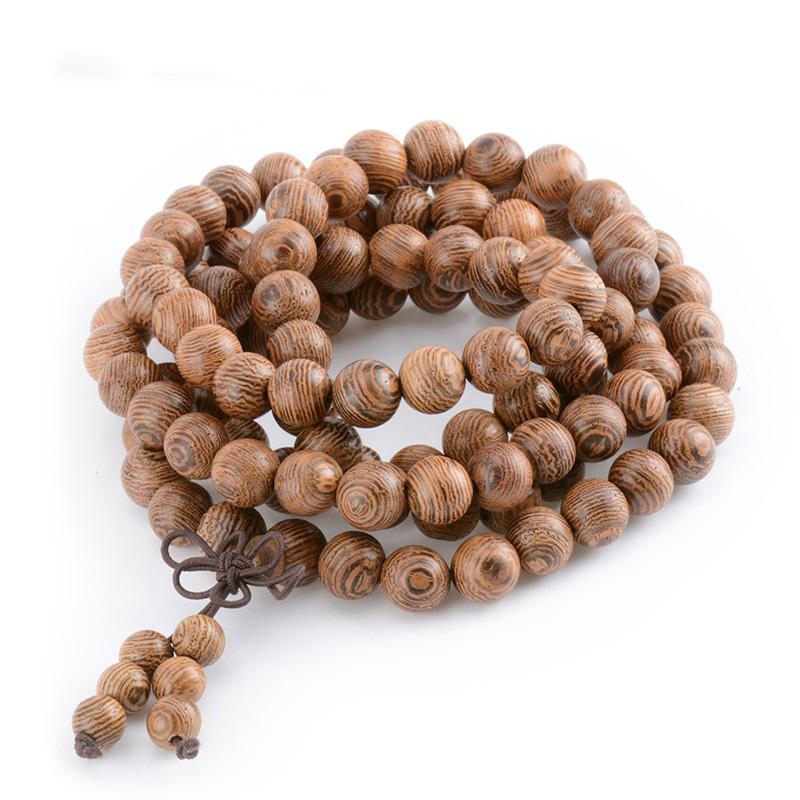Wood Charm Mala
