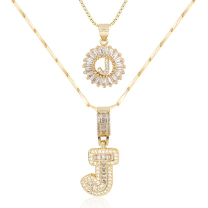 【LAST DAY 48% OFF】2 Pack - Initial Letter Pendant Necklaces