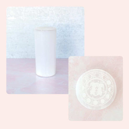 Selenite Harmonizer & Plate Bundle | Charge Your Crystal Bracelets
