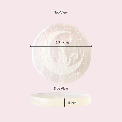 Selenite Harmonizer & Plate Bundle | Charge Your Crystal Bracelets