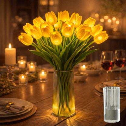 Romantic Tulip Night Light , 10/15 PCS Twinkling Led Tulips that Never Fade