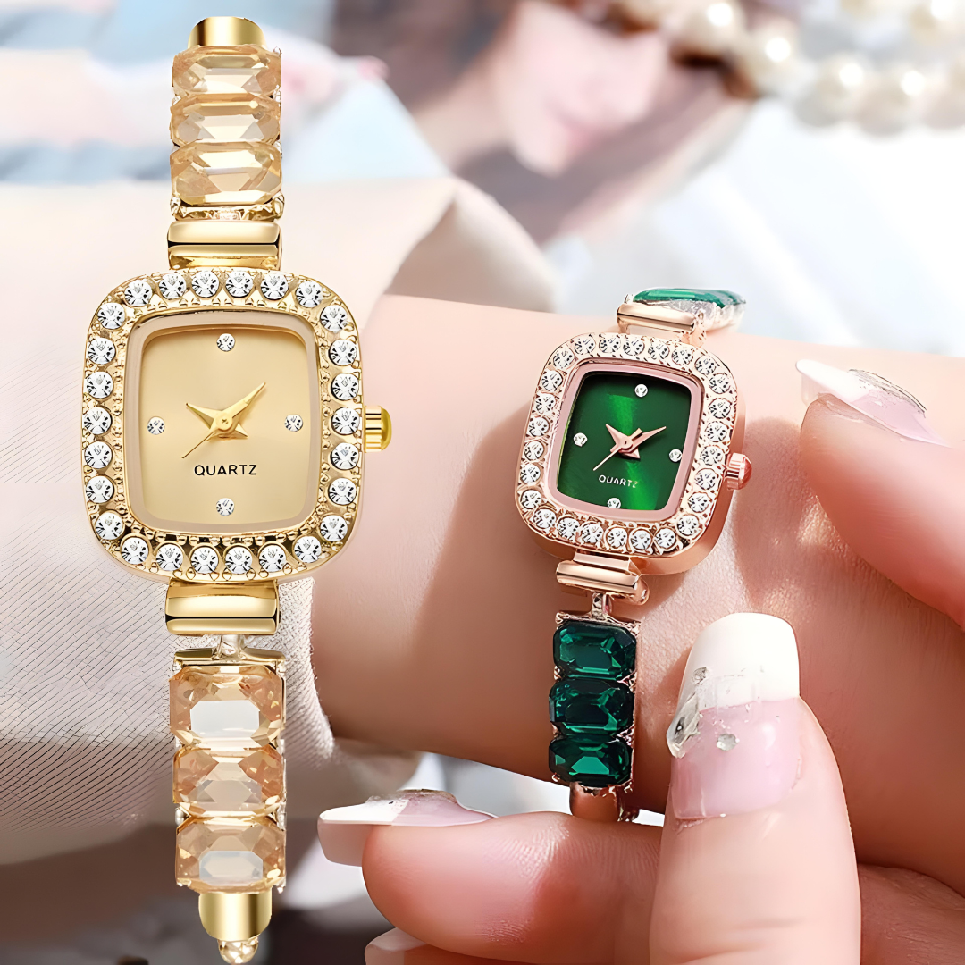 Brilliant Reflections Crystal Bracelet Watch