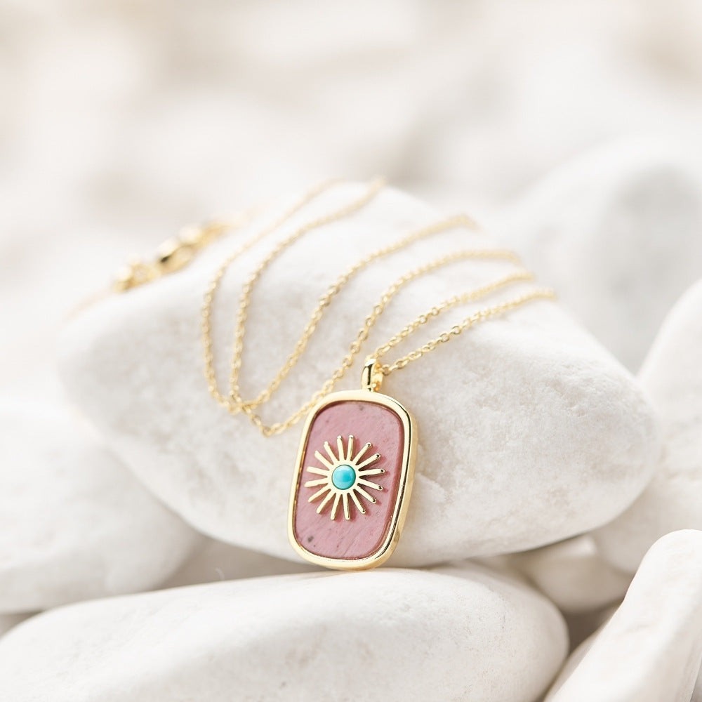 Crystal Sunflower Necklace