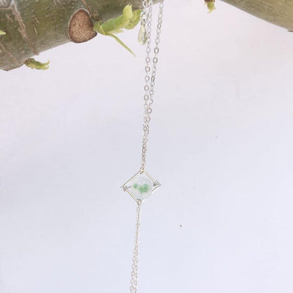 Handmade Cube Jade Bracelet