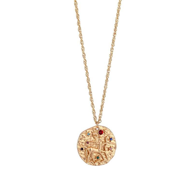 Zodiac Medallion Necklace