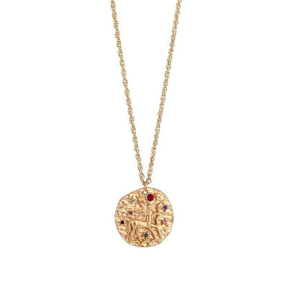 Zodiac Medallion Necklace