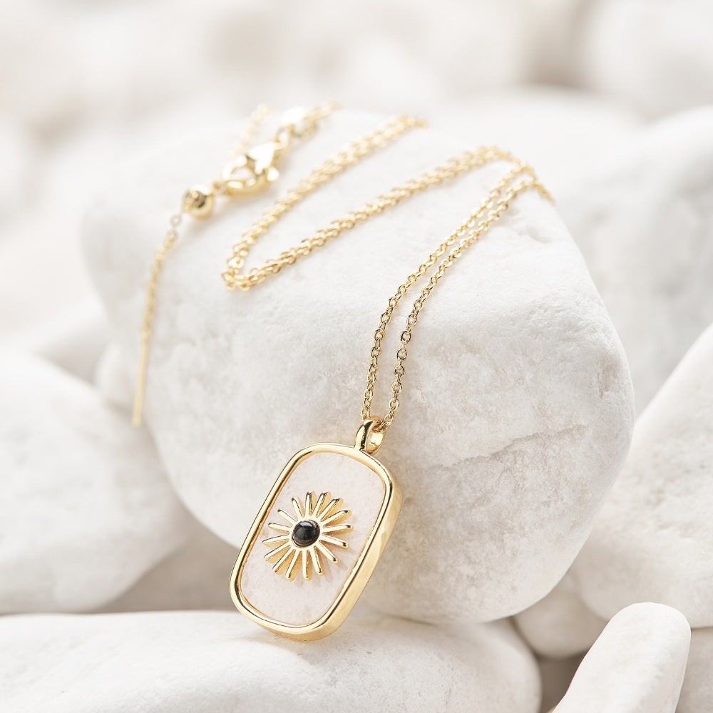 Crystal Sunflower Necklace