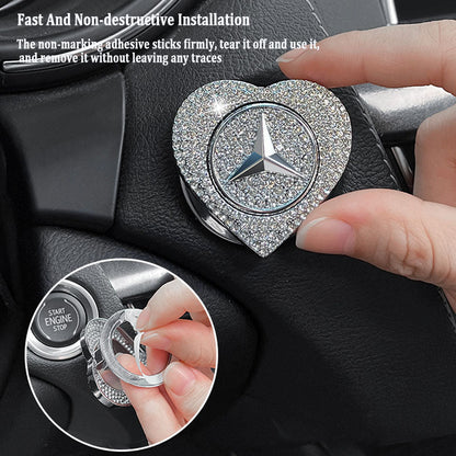 🔥49% OFF🔥Heart-shaped Diamond-studded One-button Start Protective Case