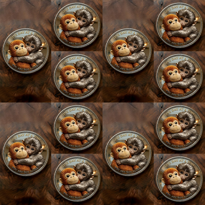 🏆Last Day 40% OFF-🪙 Emotional Support Monkey Coin🐒