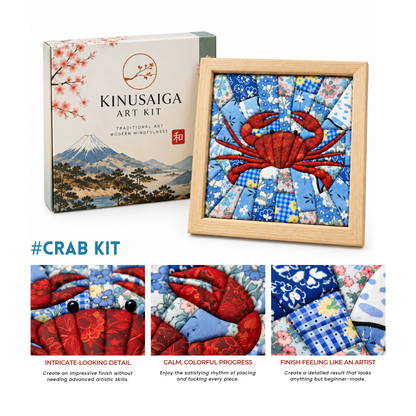 Traditional Japanese Kinusaiga Art Kit