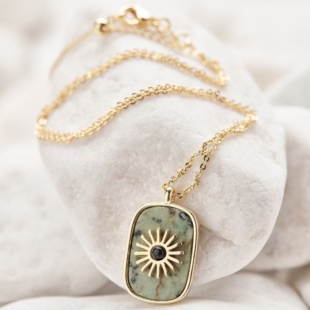 Crystal Sunflower Necklace