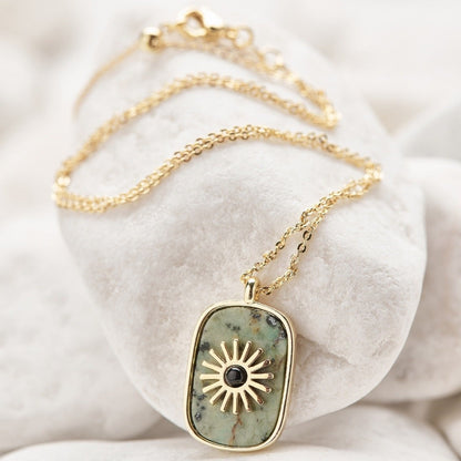 Crystal Sunflower Necklace