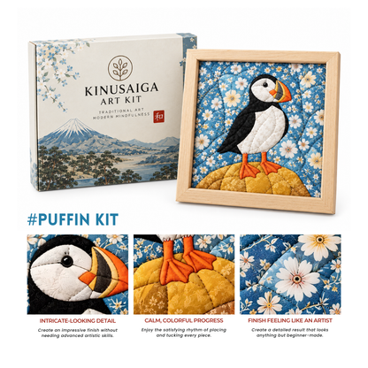 Traditional Japanese Kinusaiga Art Kit