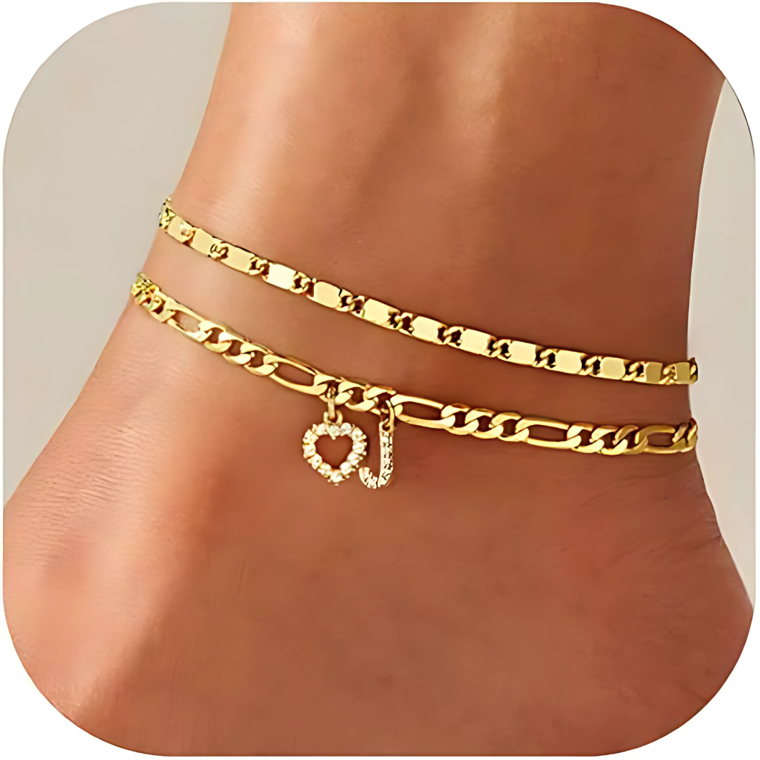 Sofia Love Initial Anklet