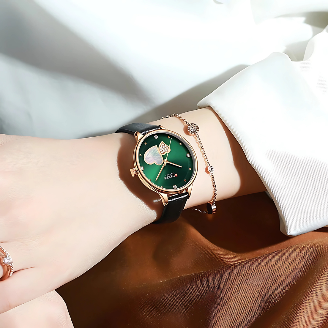 'Time for Romance' Heart Dial Watch