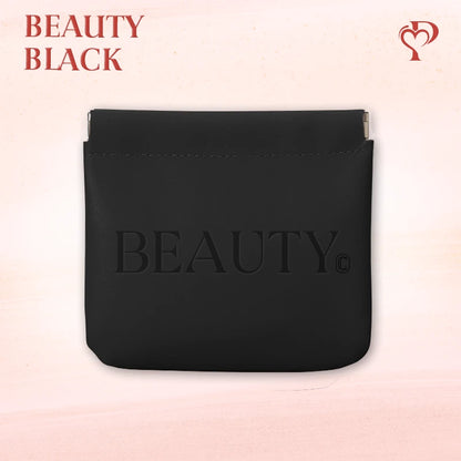 Pouchic - Personalized Snap Closure Leather Organizer Pouch