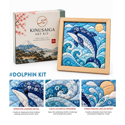 Traditional Japanese Kinusaiga Art Kit