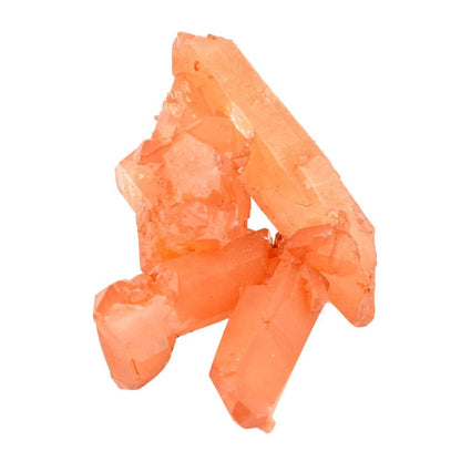 Tucson Findings - Tangerine Quartz Crystal Cluster