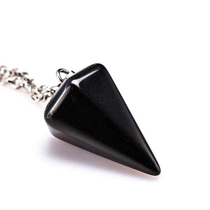 Hexagon Crystal Pendulum Necklace