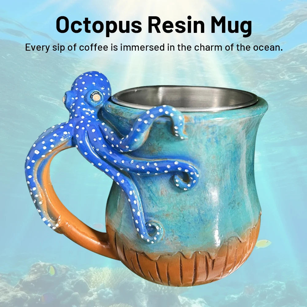 Creative Octopus Coffee Cup