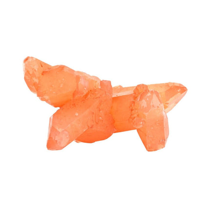 Tucson Findings - Tangerine Quartz Crystal Cluster