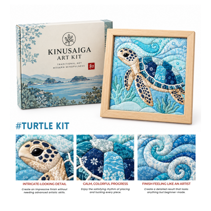 Traditional Japanese Kinusaiga Art Kit