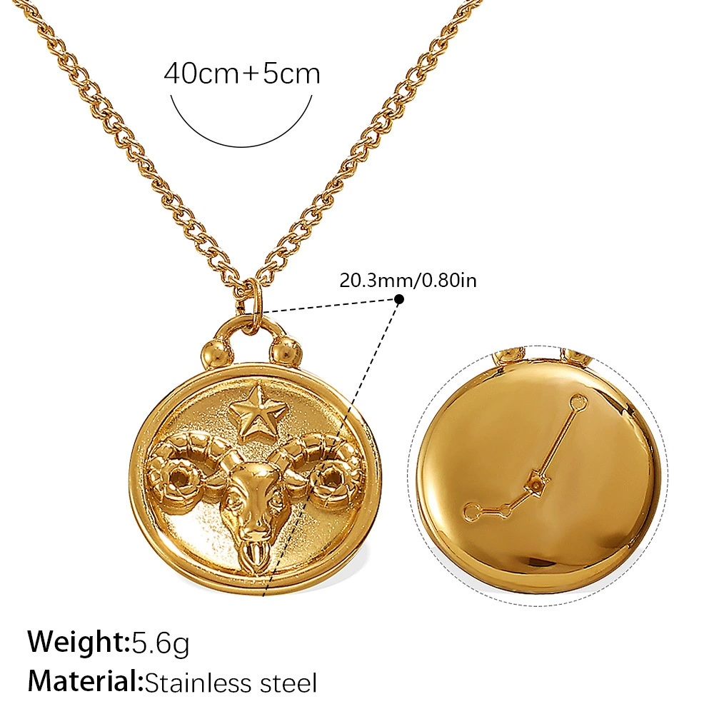 Artisan Zodiac Medallion Necklace