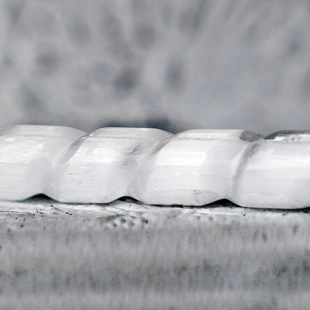 Twisted Selenite Massage Wand