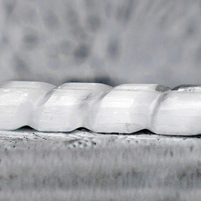 Twisted Selenite Massage Wand