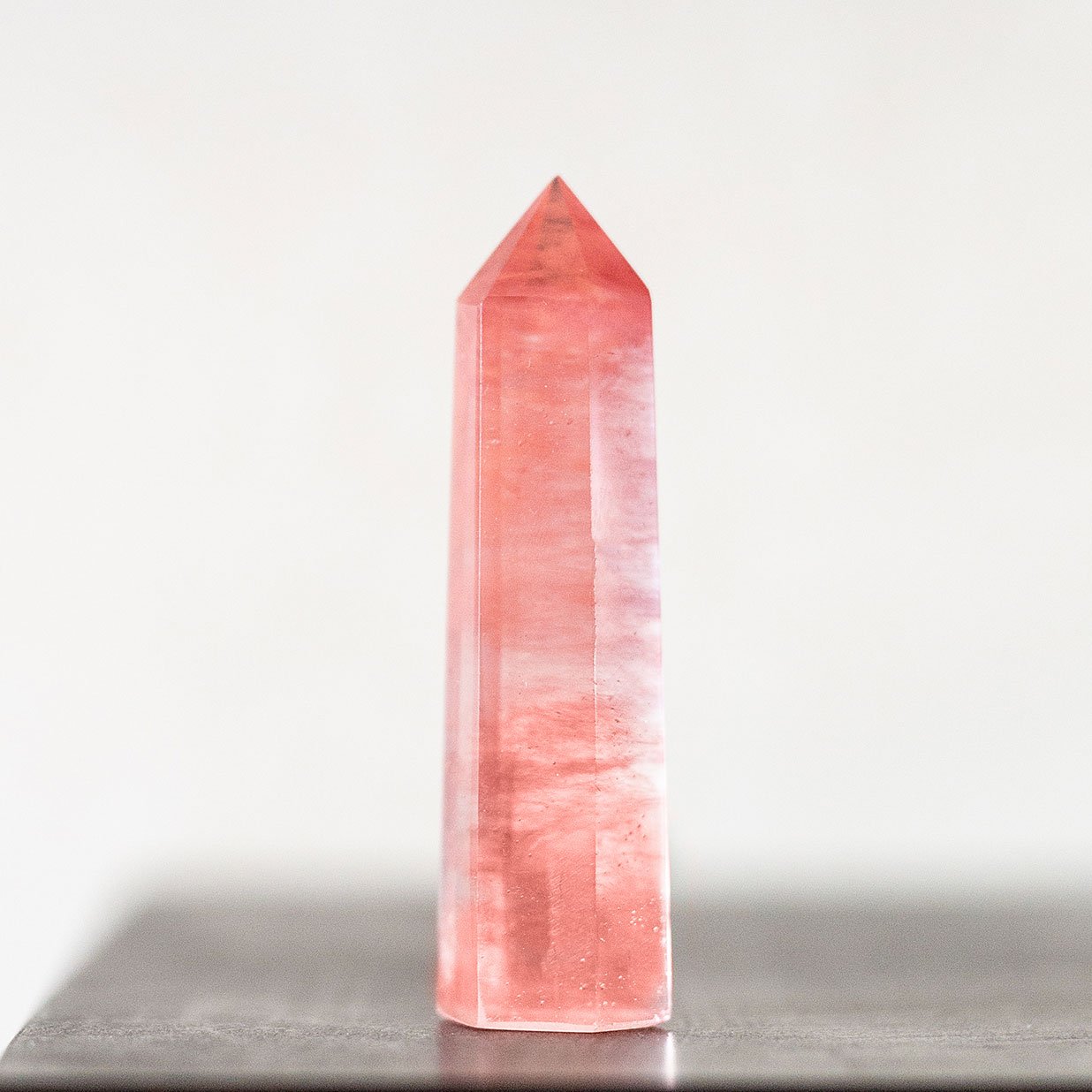 Red Quartz Crystal