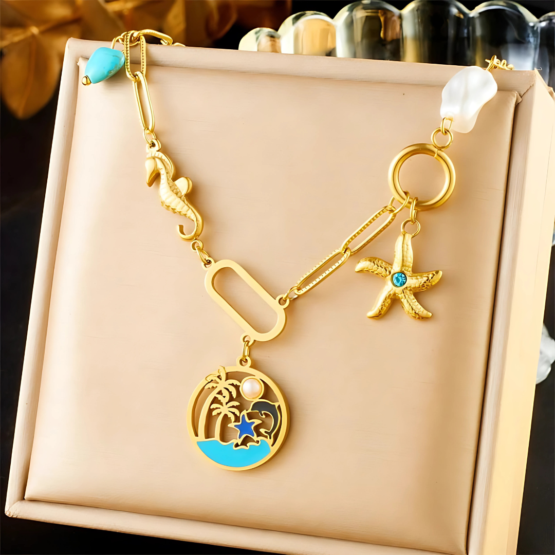 Seaside Story Charm Necklace