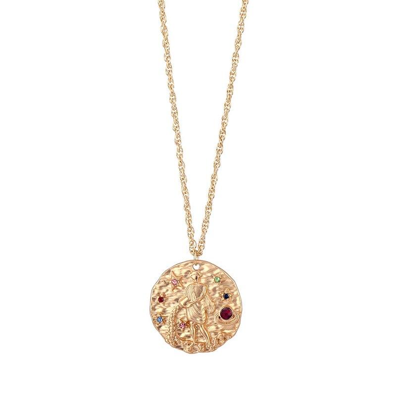 Zodiac Medallion Necklace