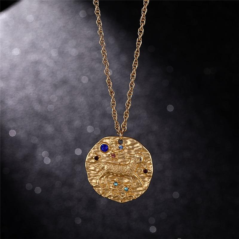 Zodiac Medallion Necklace