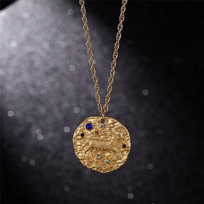 Zodiac Medallion Necklace
