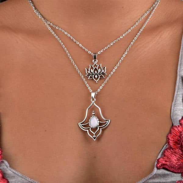 Divine Awakening Lotus Necklace