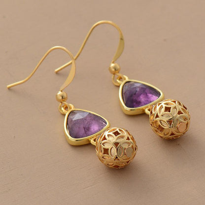 Amethyst Royal Earrings
