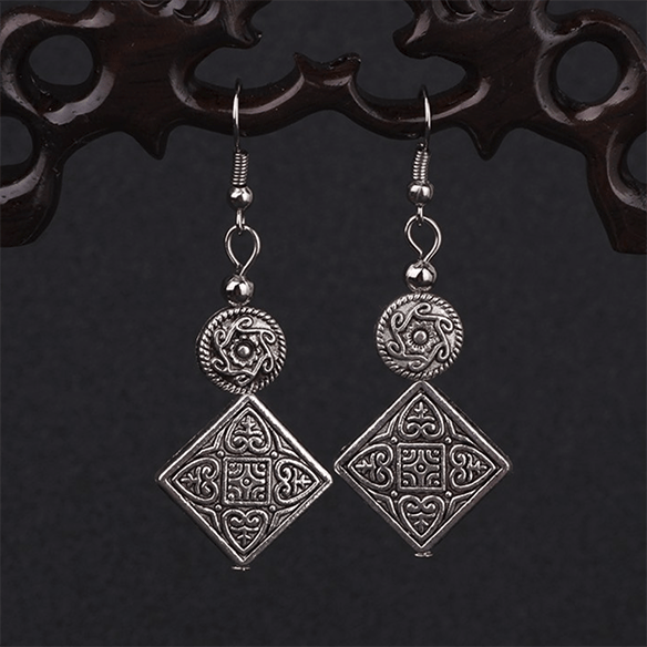 Oriental Dangle Earrings