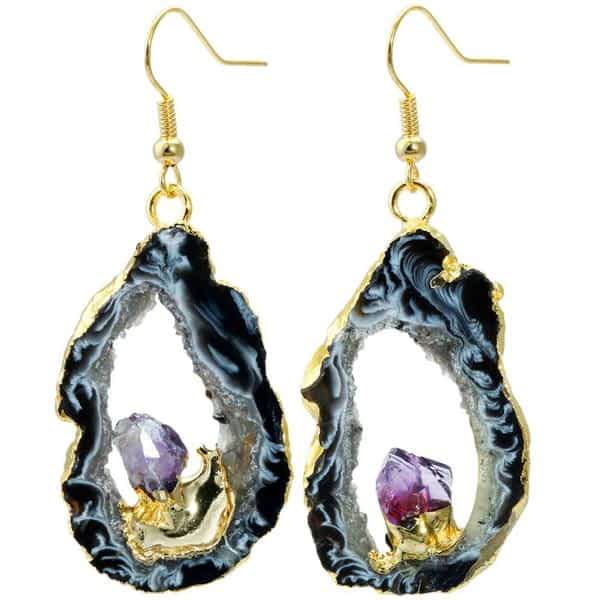 Amethyst Dangle Earrings